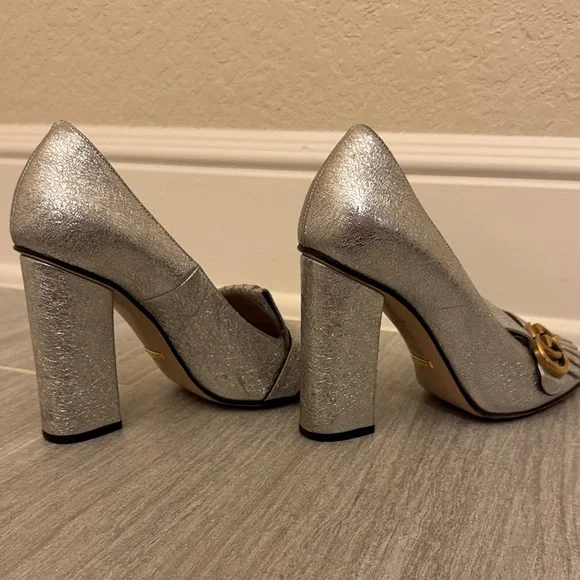 Authentic Gucci Galassia GG Marmont Fringe - Picture 5 of 7